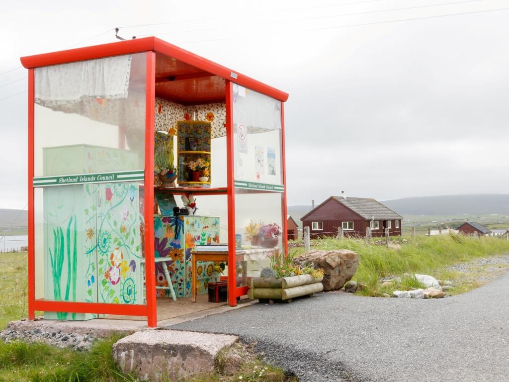 Baltasound Hotel, Bobby's bus stop